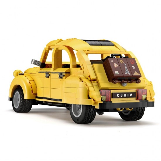 Cada  c61026w citroen 2cv geel001