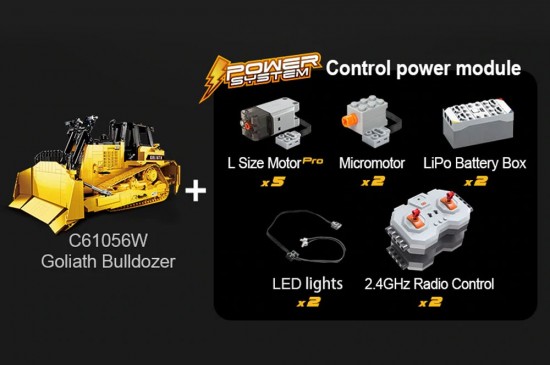 Goliath bulldozer cada c61056w 004