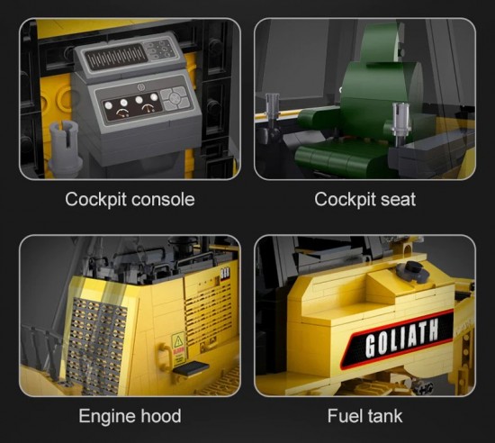 Goliath bulldozer cada c61056w 006