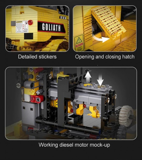Goliath bulldozer cada c61056w 007