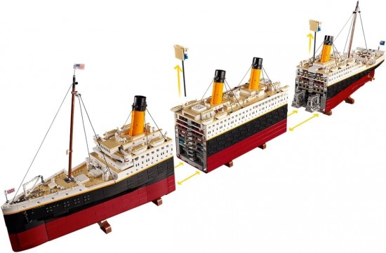 Jiestar titanic 9090 bouwstenen 008