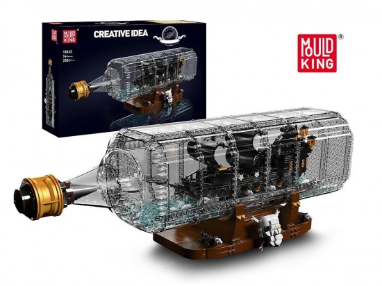 Mold king 10065 flessenschip   the black pearl bp000