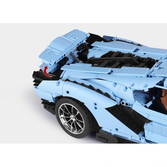 Mould king 13056s lamborghini sian blue 04