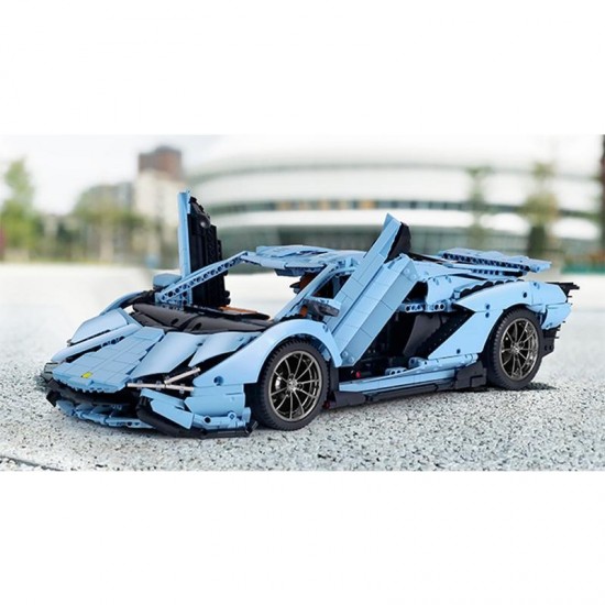 Mould king 13056s lamborghini sian blue 08