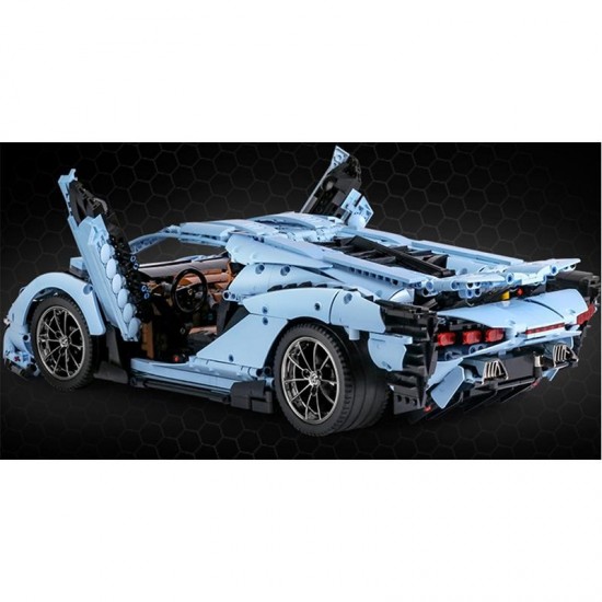 Mould king 13056s lamborghini sian blue 09