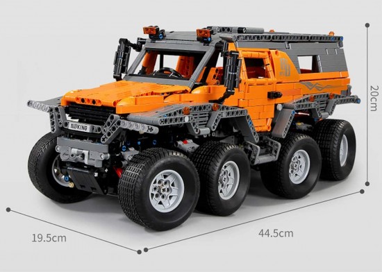 Mould king 13088 avtoros shaman offroad truck004