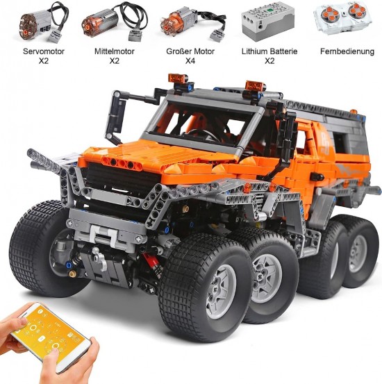 Mould king 13088 avtoros shaman offroad truck006