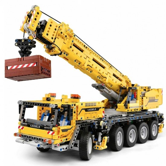 Mould king 13107 mobiele bouwkraan 002