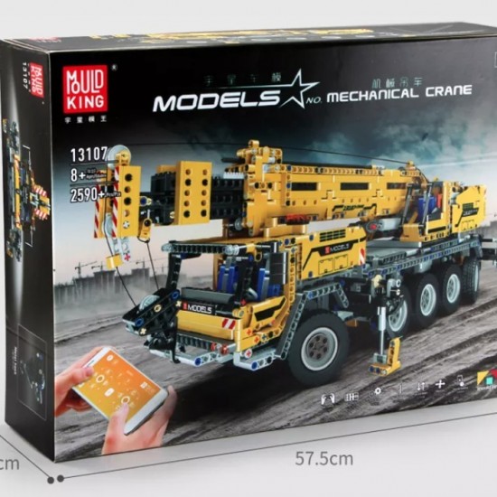 Mould king 13107 mobiele bouwkraan 003