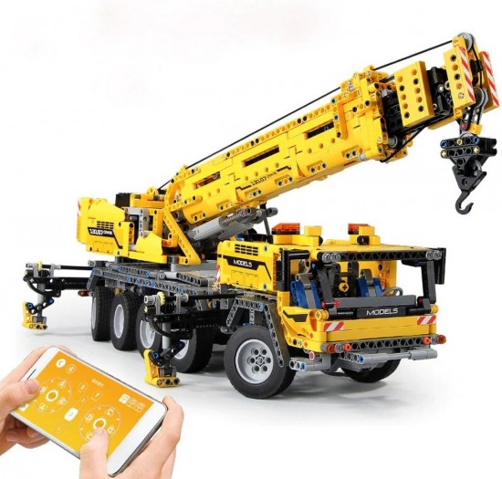 Mould king 13107 mobiele hijskraan  002