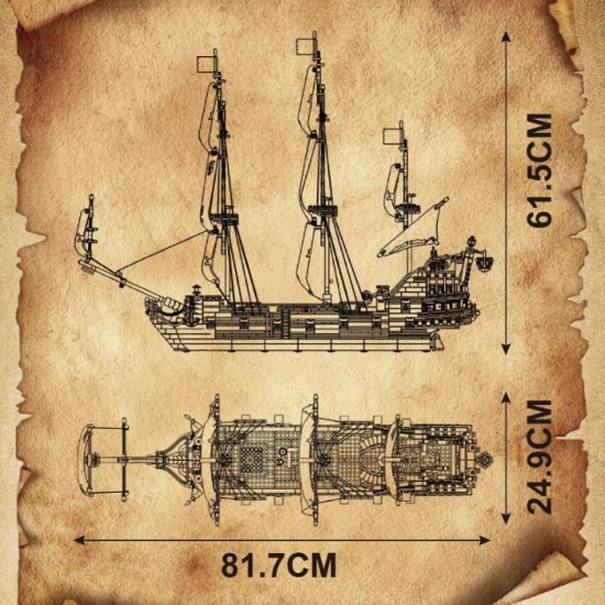 Mould king 13109 piratenschip008