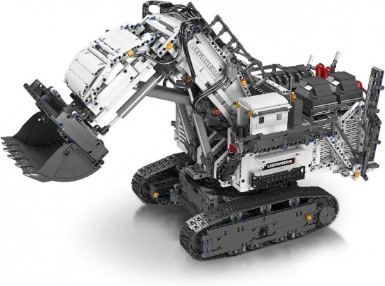 Mould king 13130 rc liebherr terex rh400 graafmachine008