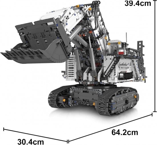 Mould king 13130 rc liebherr terex rh400 graafmachine010