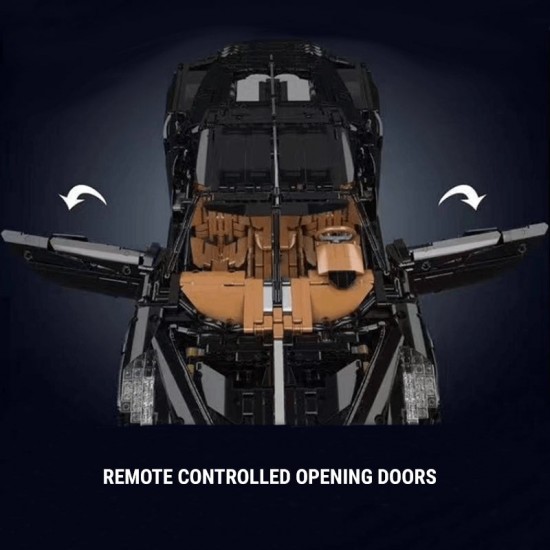 Mould king 13163 bugatti la voiture noire rc 010