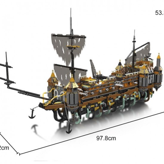 Mould king 13188 piratenschip silent mary 002