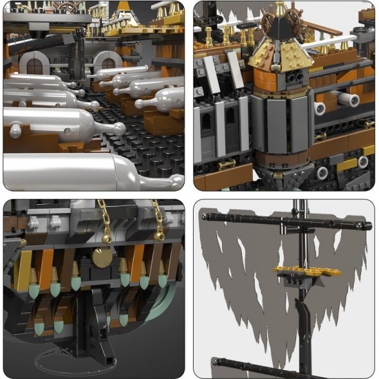 Mould king 13188 piratenschip silent mary 005