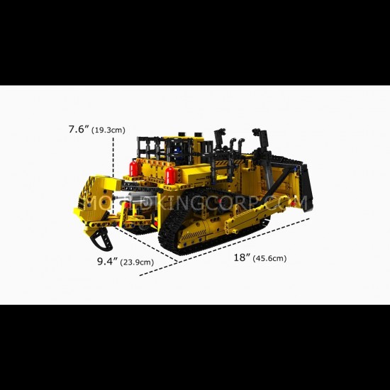 Mould king 15071 d11 bulldozer 005