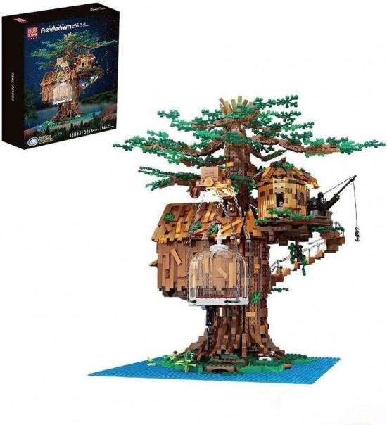 Mould king 16033 novatown boomhut met verlichting002