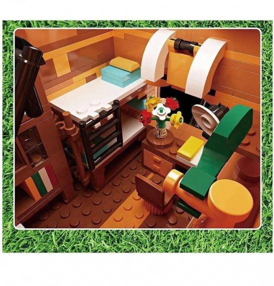 Mould king 16033 novatown boomhut met verlichting006