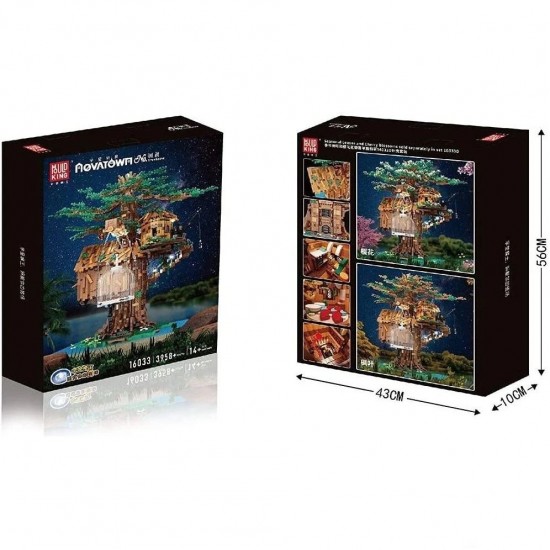 Mould king 16033 novatown boomhut met verlichting010