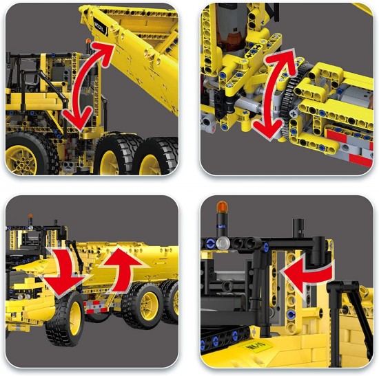 Mould king 17010 technic dumping truck003