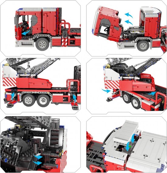 Mould king 17022 technic brandweerauto 002