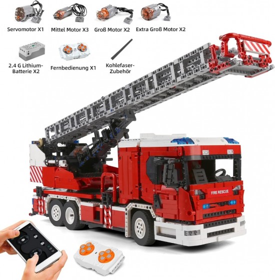 Mould king 17022 technic brandweerauto 003