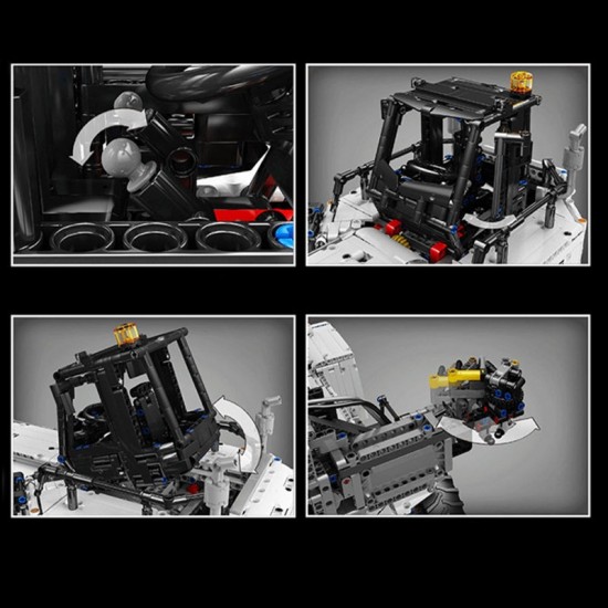 Mould king 17029 17030 container heftruck 002