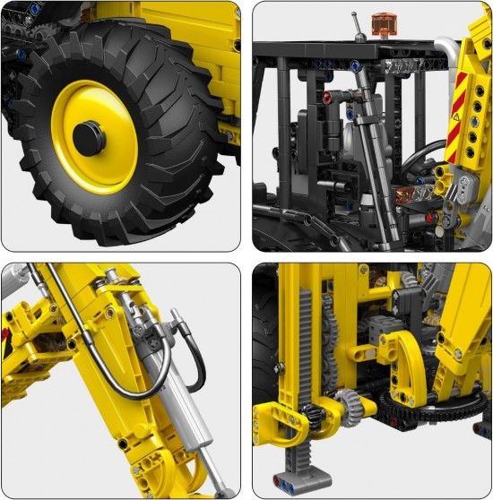 Mould king 17036 traktor graaf laadcombinatie 010