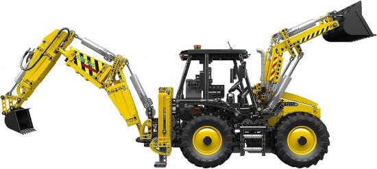 Mould king 17036 traktor graaf laadcombinatie 012