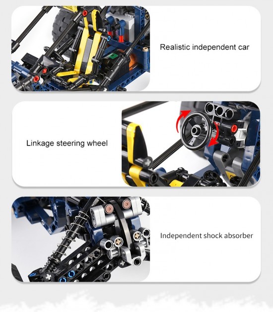 Mould king 18018 lighting racing off road buggy 010