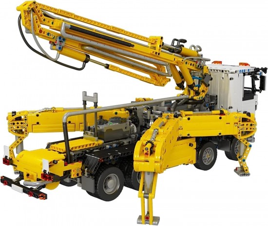 Mould king 19003 betonpompwagen005