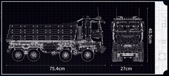 Mould king 19013 technic kipper012