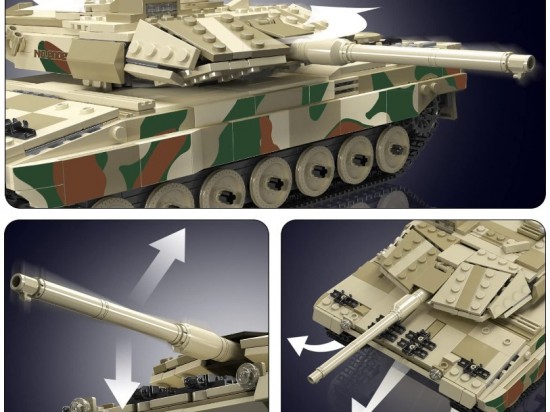 Mould king 20020 leopard 2 tank 000