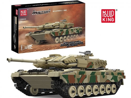 Mould king 20020 leopard 2 tank 005