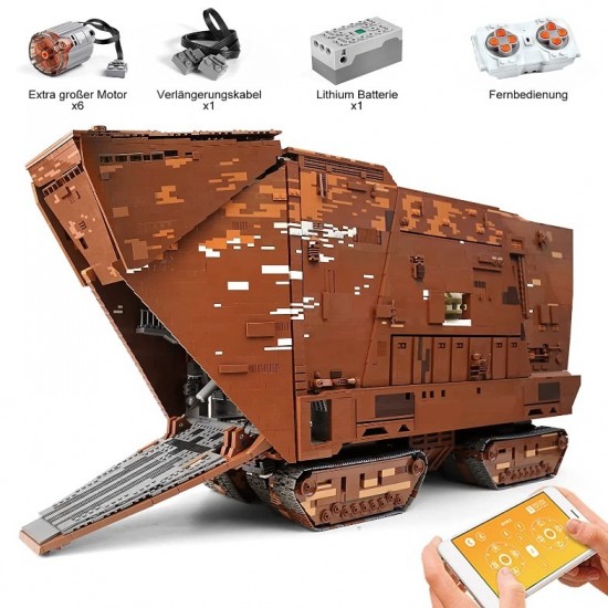 Mould king 21009 sandcrawler 005