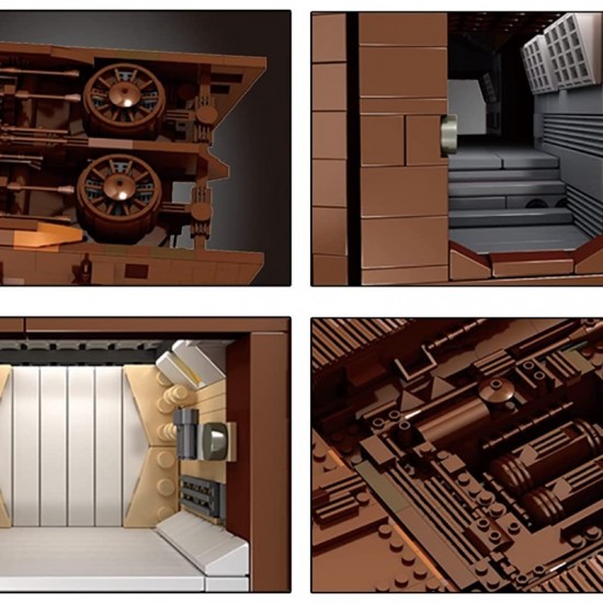 Mould king 21009 sandcrawler 006