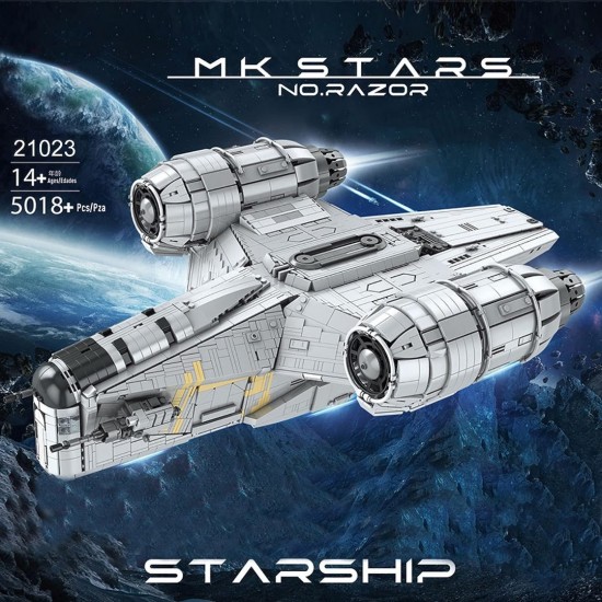 Mould king 21023 ucs starship 001