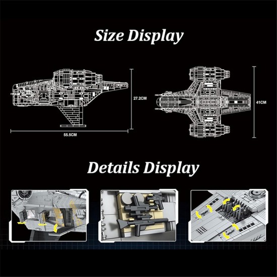 Mould king 21023 ucs starship 003