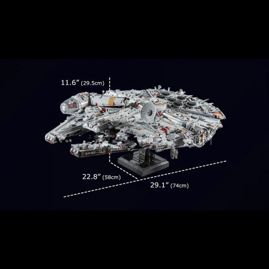 Mould king 21026 ucs millennium falcon 006