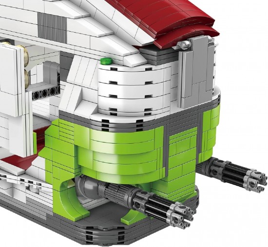 Mould king 21066 republic gunship   005