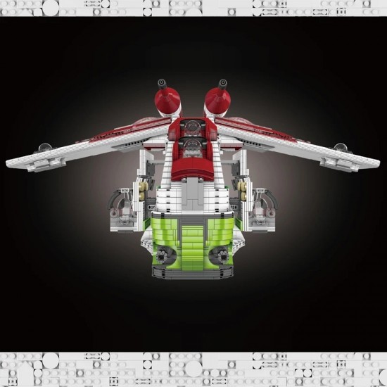 Mould king 21066 republic gunship   006