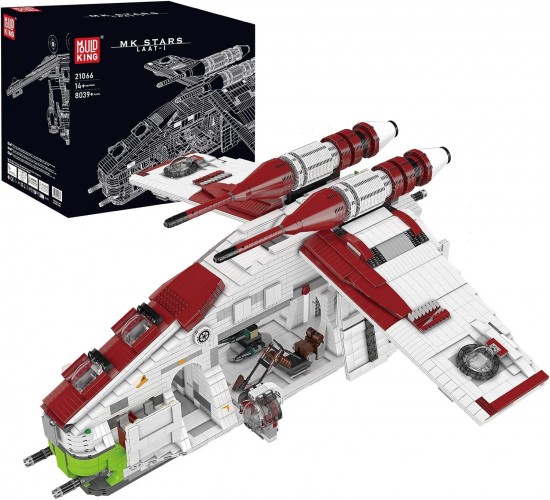 Mould king 21066 republic gunship   012