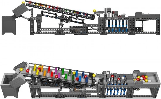 Mould king 26009 gbc rainbow stepper010