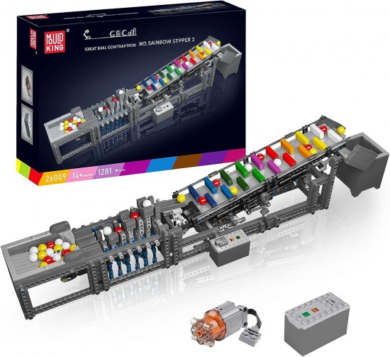 Mould king 26009 gbc rainbow stepper012