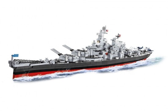 Oorlogschip uss missouri  cobi 4837 004