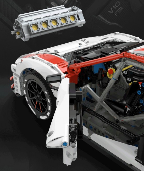 Rastar 99300 993190 audi r8 lms gt3 018