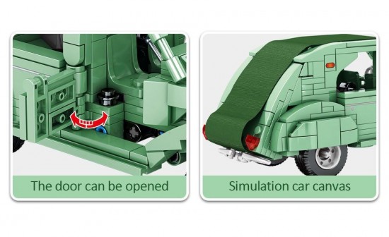 Sembo 705500 2cv retro  groen12