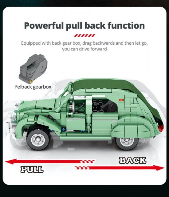 Sembo 705500 2cv retro  groen2 0
