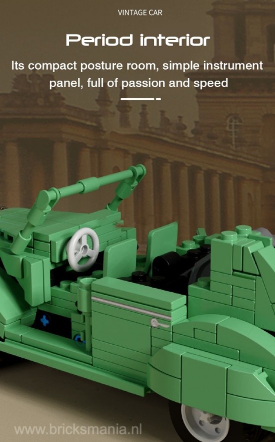 Sembo 705500 2cv retro  groen3